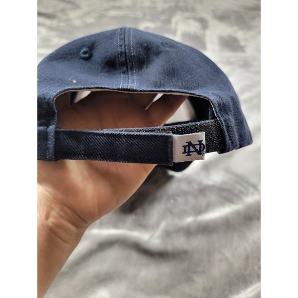 Notre Dame Fighting Irish Adidas Hat Adjustable Baseball Style Cap Hat White - Picture 3 of 5